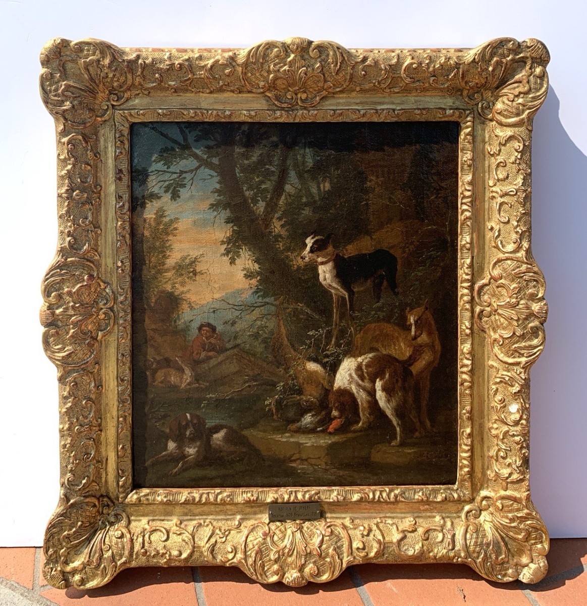 Adriaen de Grijef (Leida 1657 - Bruxelles 1722) - Il ritorno dalla caccia.-photo-4