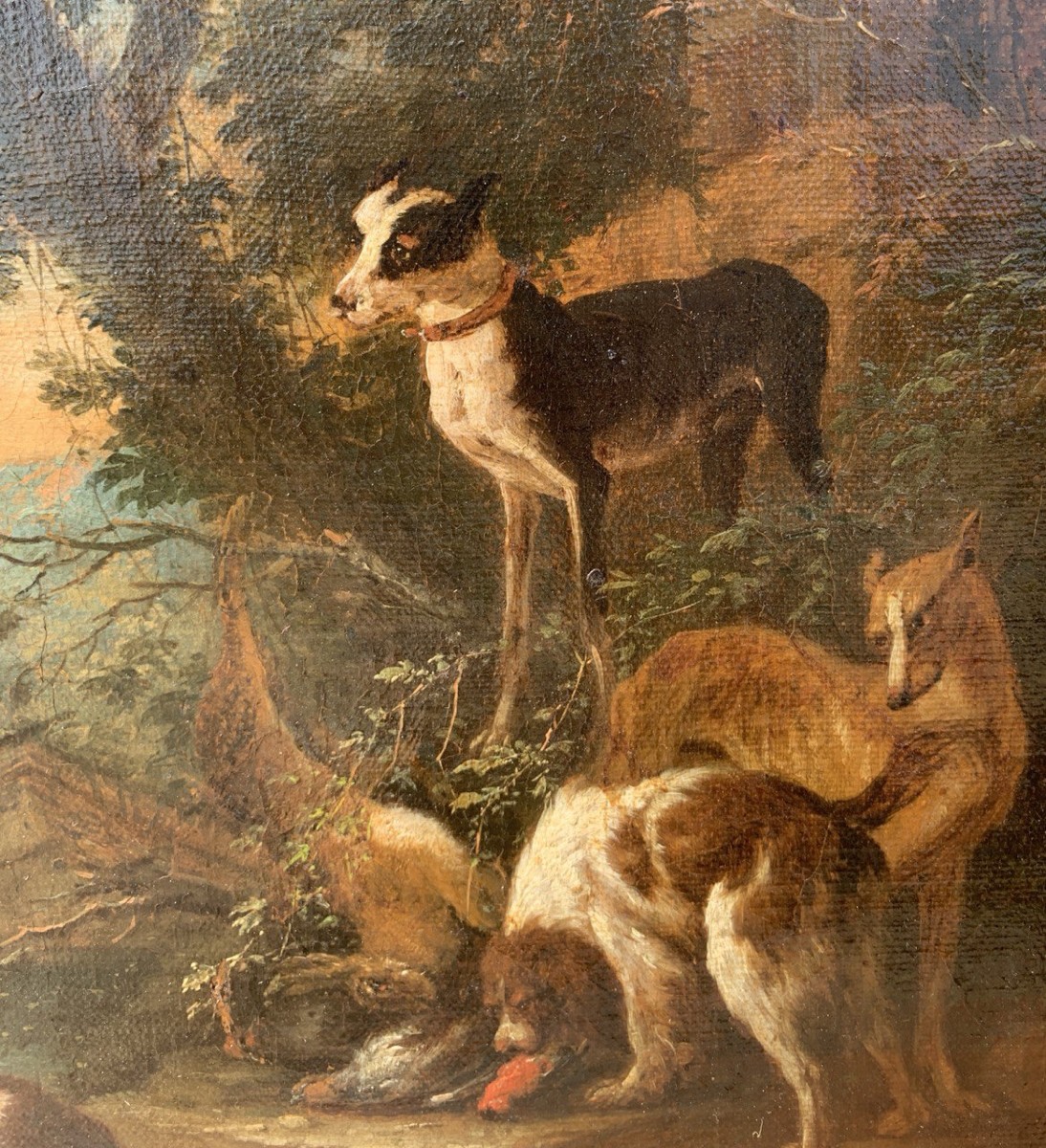 Adriaen de Grijef (Leida 1657 - Bruxelles 1722) - Il ritorno dalla caccia.-photo-2