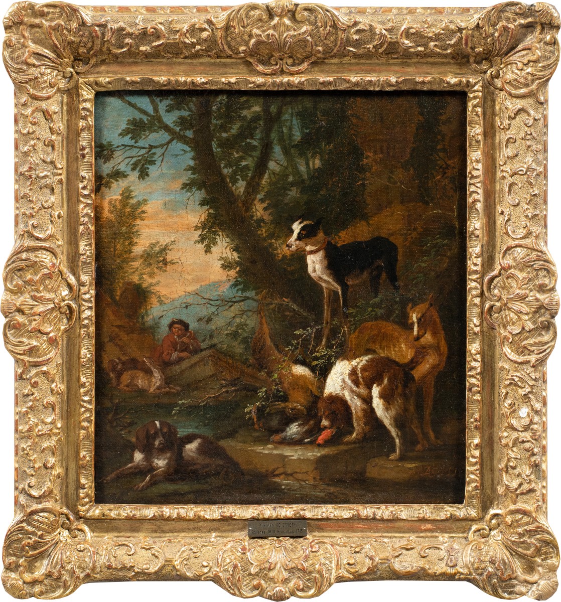 Adriaen de Grijef (Leida 1657 - Bruxelles 1722) - Il ritorno dalla caccia.