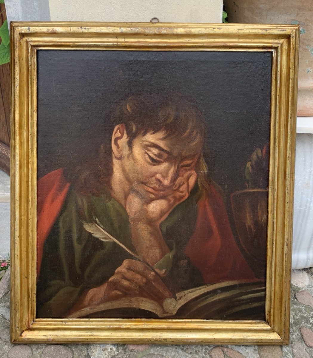 Giambattista Piazzetta (Venezia 1683 - Venezia 1754) cerchia di - Sei apostoli a mezzobusto.-photo-2