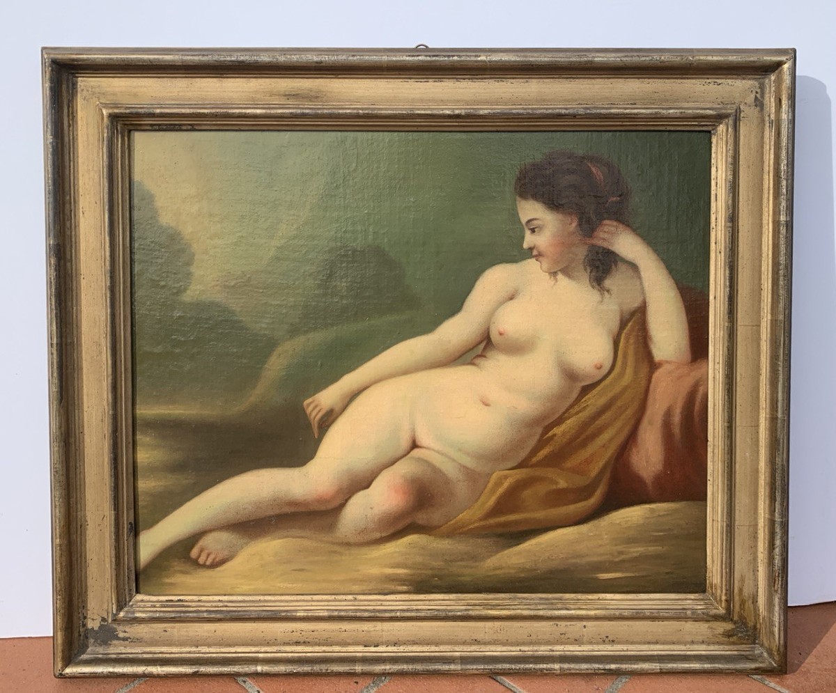 Pittore italiano (XVIII-XIX sec.) - Nudo femminile.-photo-4
