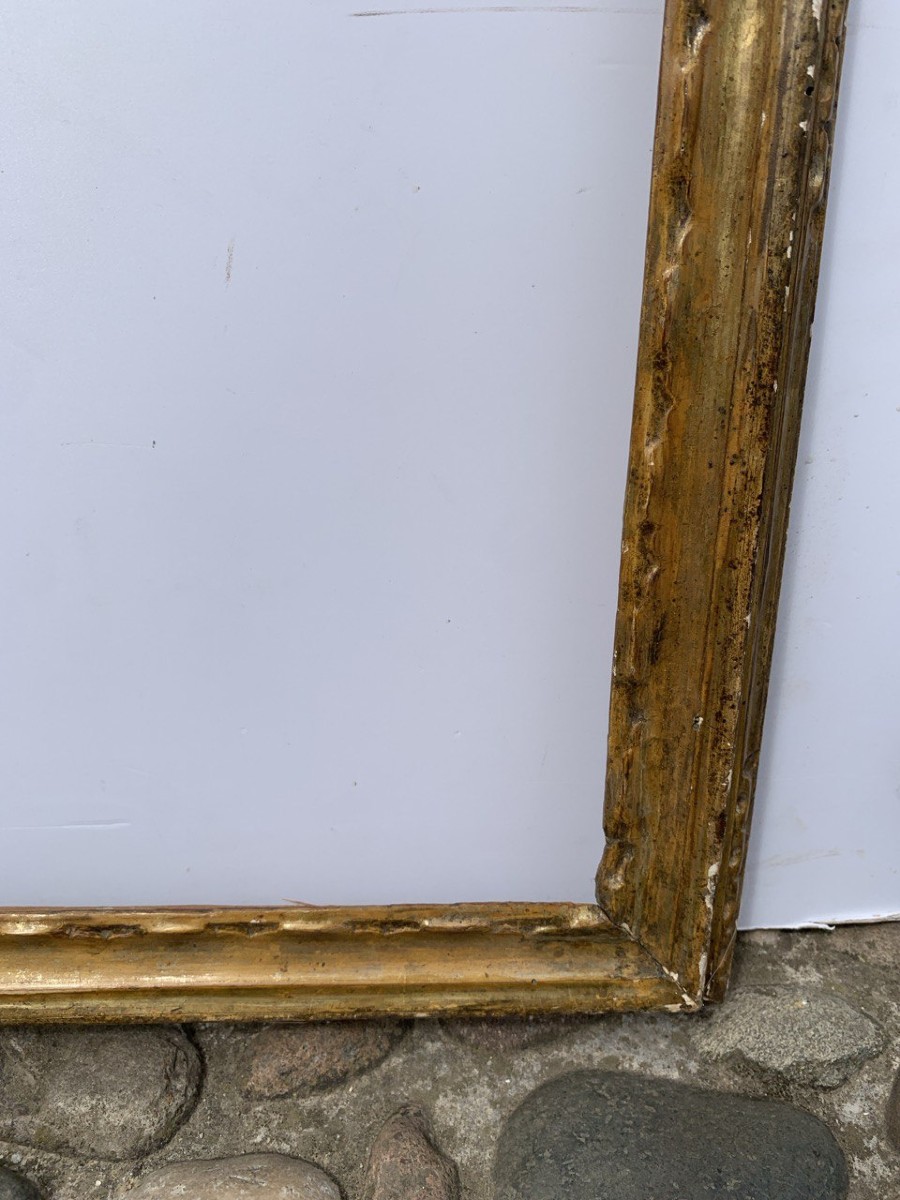 Cornice francesina in legno intagliato e dorato. Venezia, XVIII secolo.-photo-2