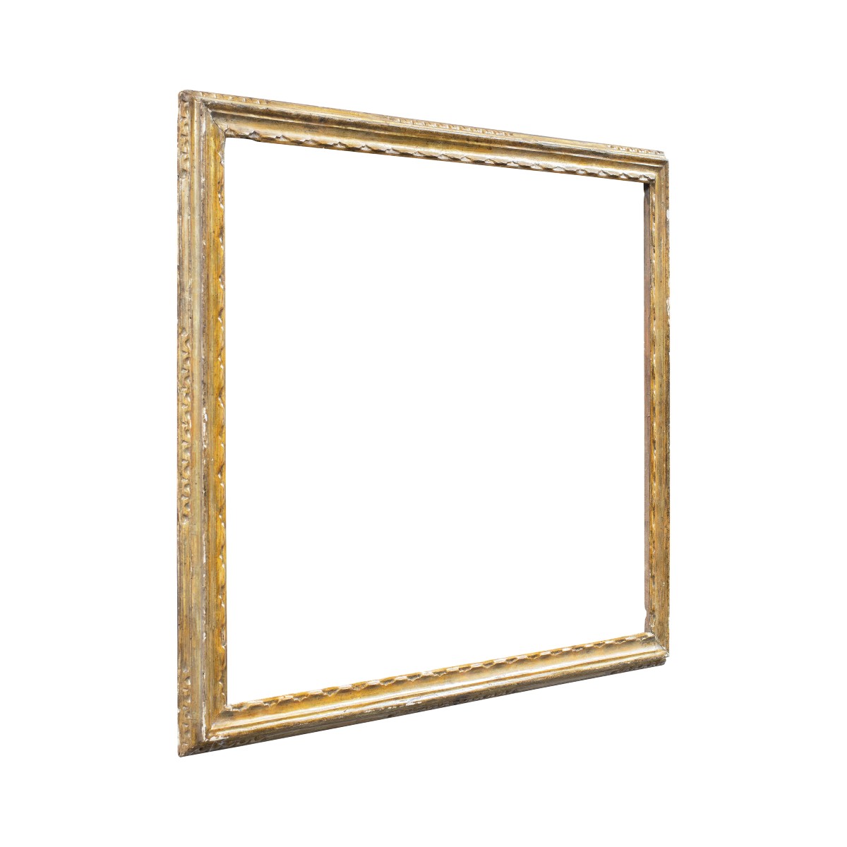 Cornice francesina in legno intagliato e dorato. Venezia, XVIII secolo.