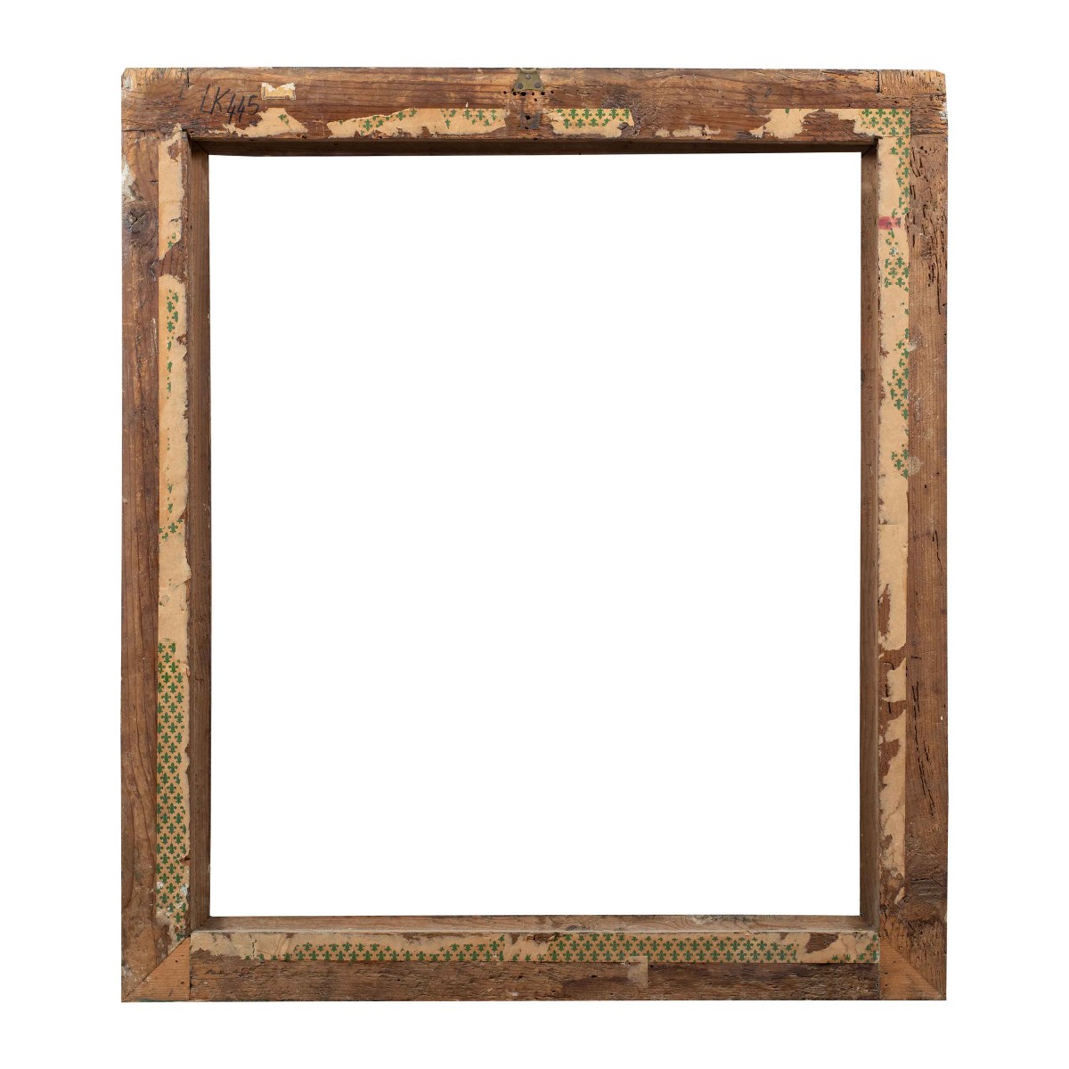 Cornice in legno intagliato, laccato e dipinto a finto marmo. Italia, XVIII secolo.-photo-4