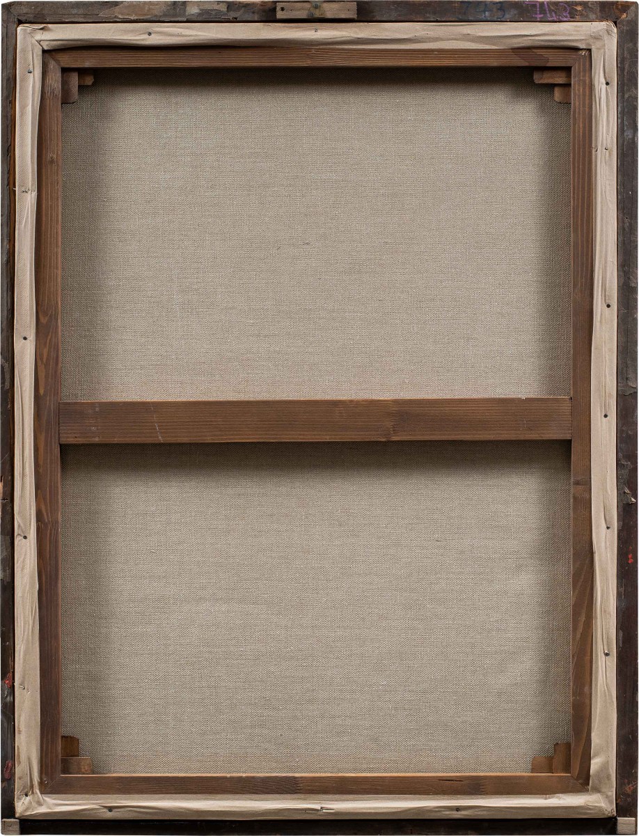 Pittore inglese (fine XIX sec.) - Paesaggio con mandria di Highlands al lago.-photo-3