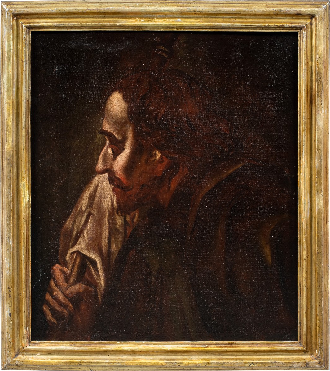 Giambattista Piazzetta (Venezia 1683 - Venezia 1754) cerchia di - Sei apostoli a mezzobusto.-photo-3