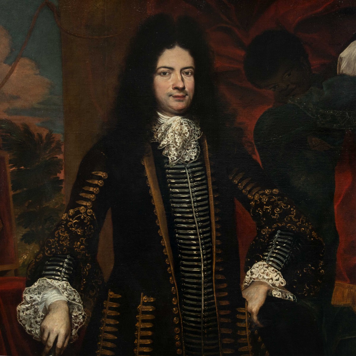 Giovanni Bernardo Carbone (Genova 1614 – Genova 1683) - Ritratto di gentiluomo.-photo-2