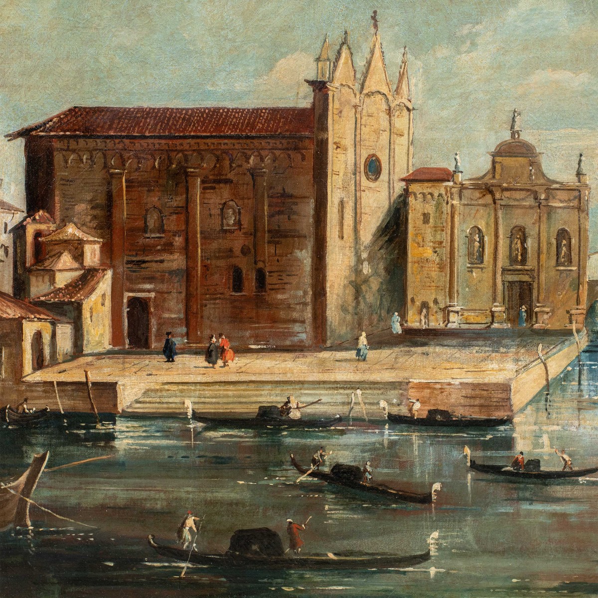 Giacomo Guardi (Venezia 1764 - Venezia 1835) seguace di - Venezia, veduta del Canal Grande.-photo-2