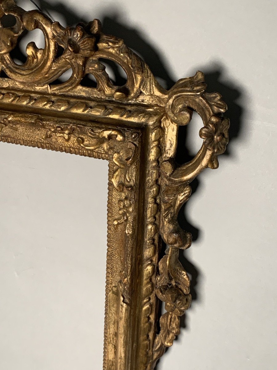 Cornice in legno intagliato e dorato. Venezia, XVIII secolo.-photo-2