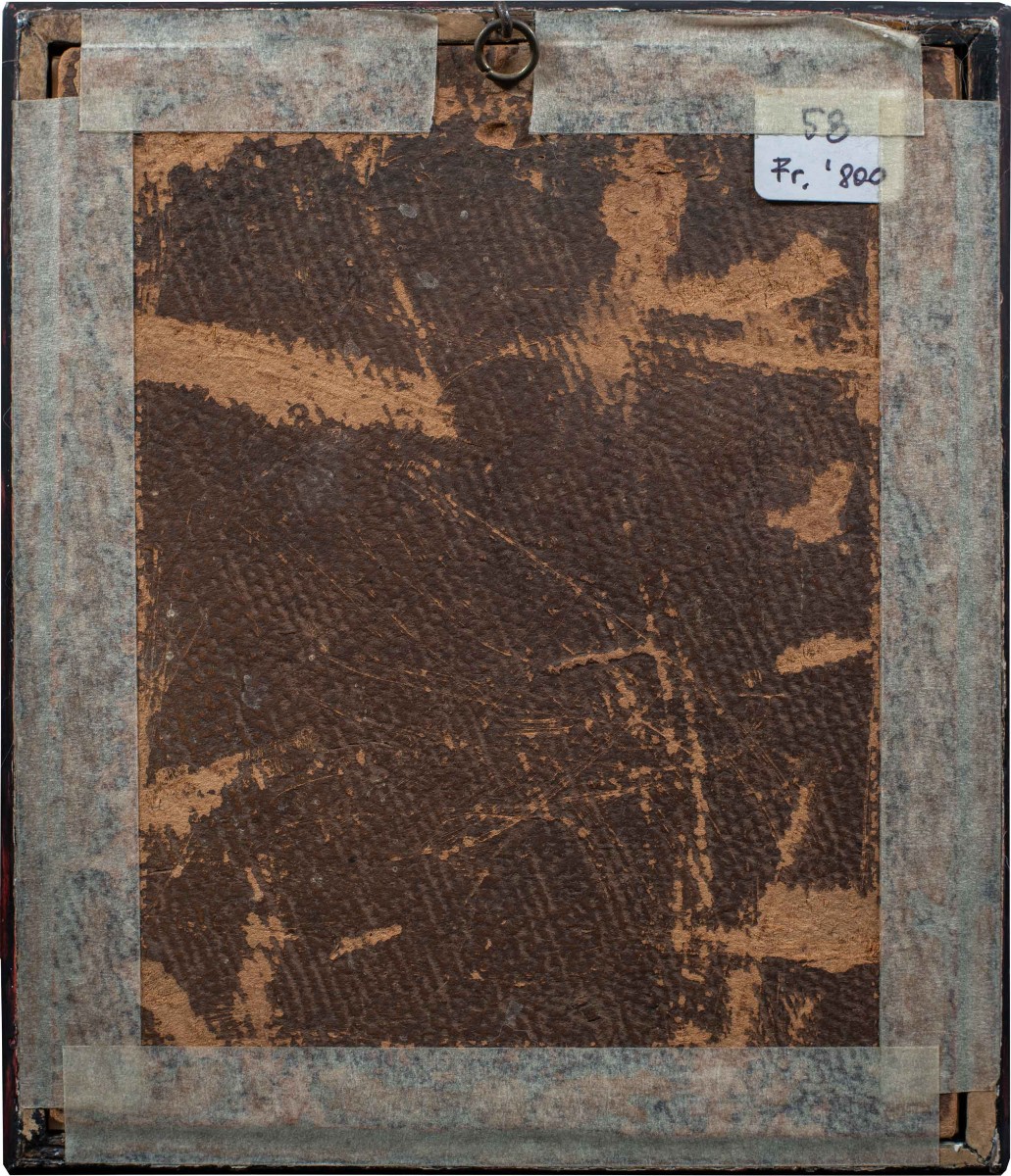 Pittore europeo (XIX sec.) - Ritrattino di gentiluomo.-photo-3