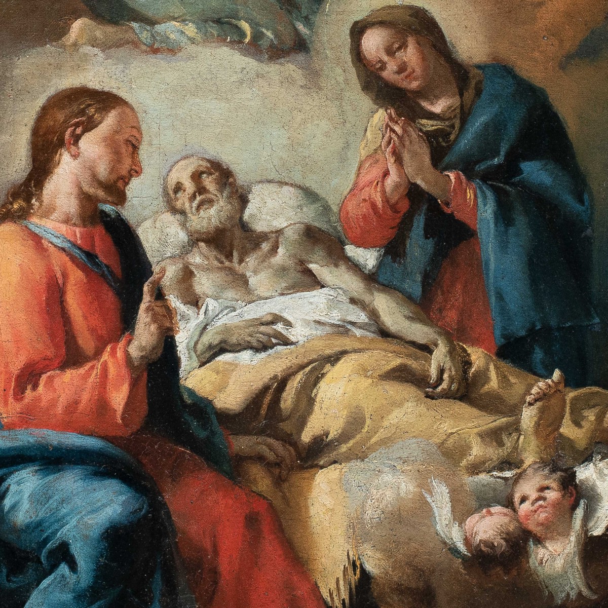 Francesco Zugno (Venezia 1709 - Venezia 1787) - Transito di S. Giuseppe.-photo-2