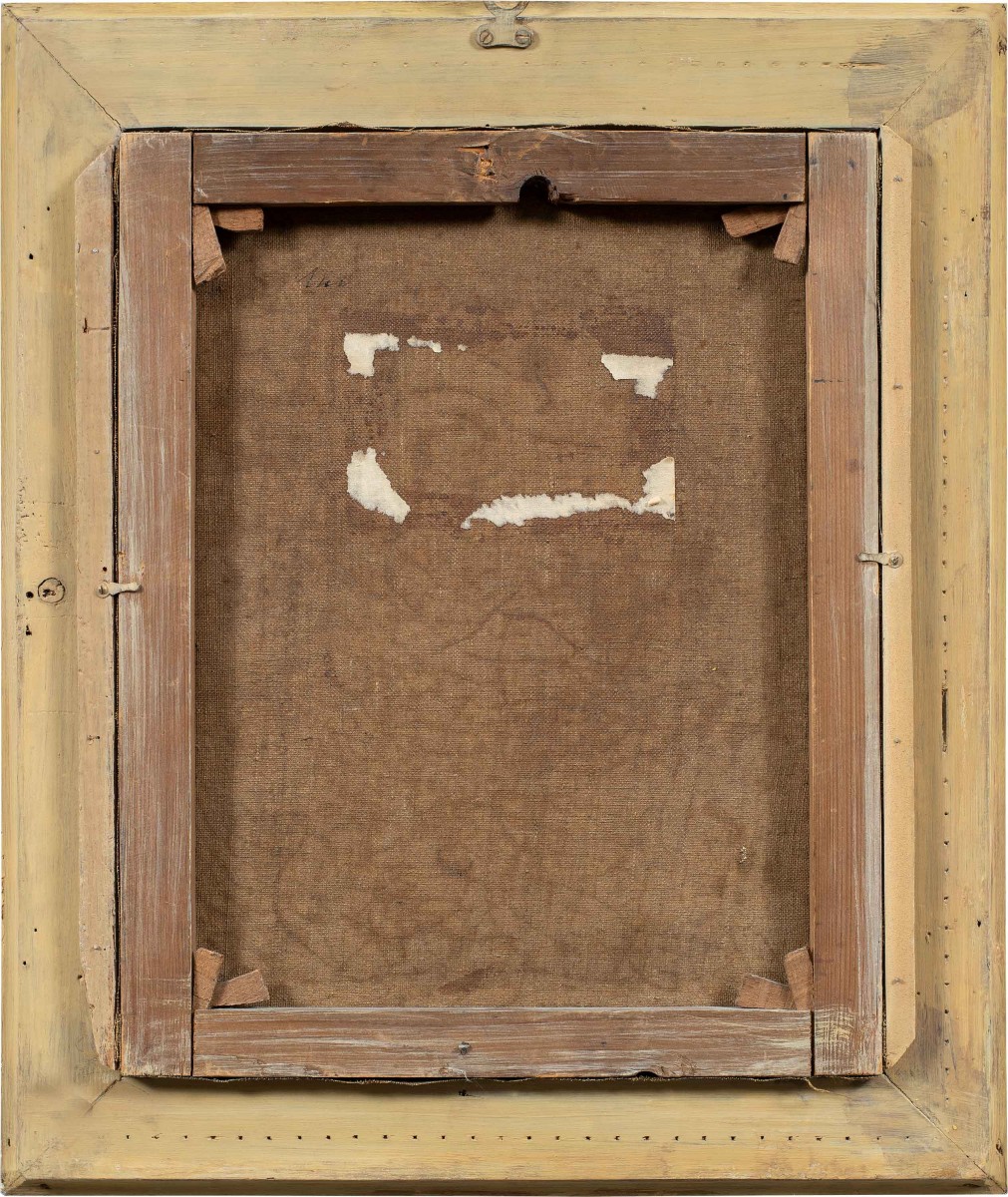 Pittore italiano (XIX sec.) - Ritratto di cane maltese.-photo-3