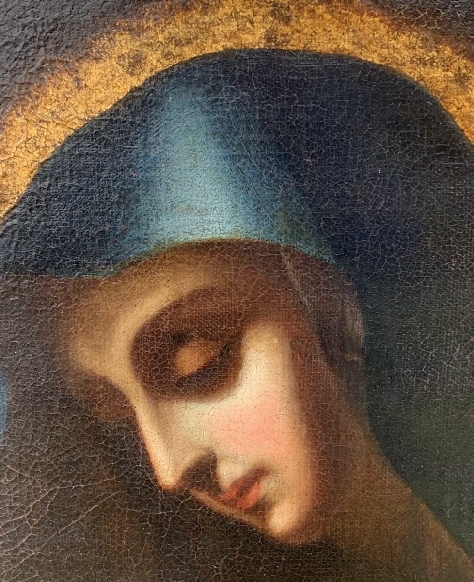 Pittore nella cerchia di Carlo Dolci (Firenze 1616 - Firenze 1686) - Madonna orante.-photo-1