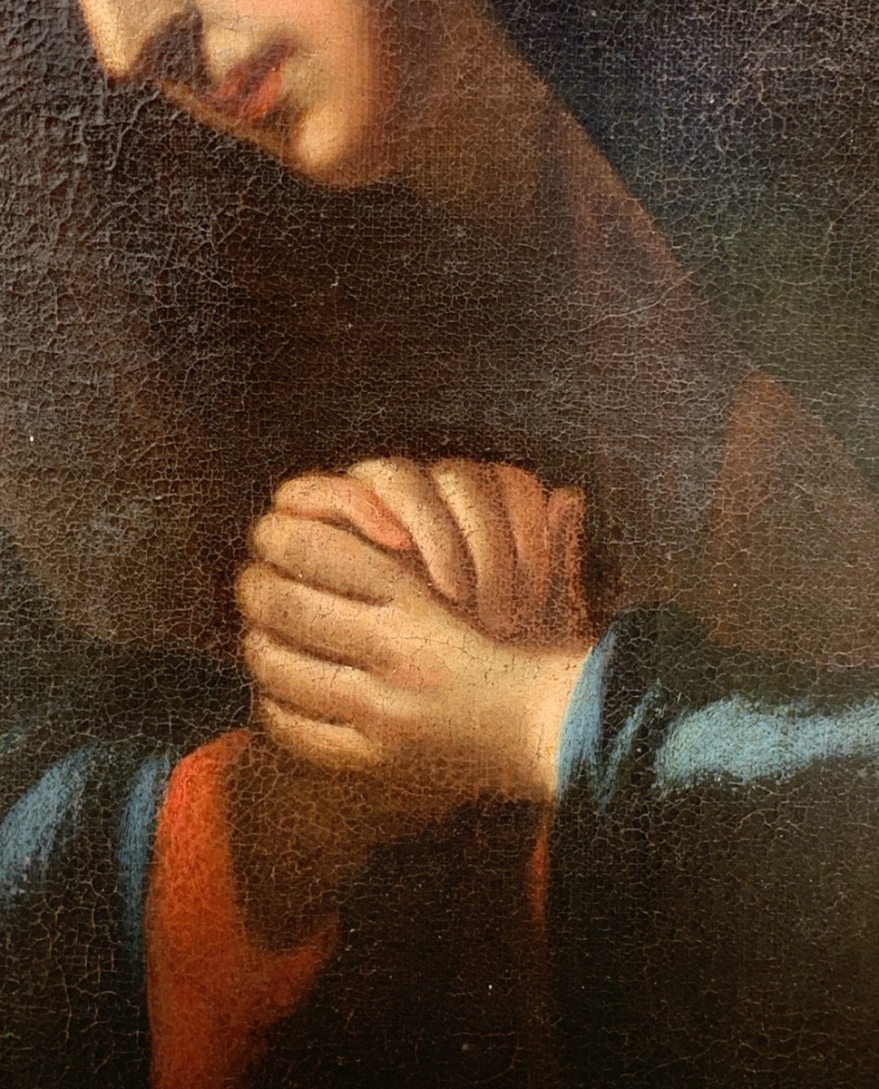 Pittore nella cerchia di Carlo Dolci (Firenze 1616 - Firenze 1686) - Madonna orante.-photo-2