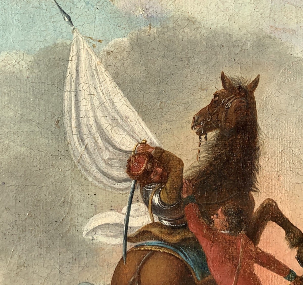 Francesco Casanova (Londra 1727 – Mödling 1803) - Scena di battaglia a cavallo.-photo-1