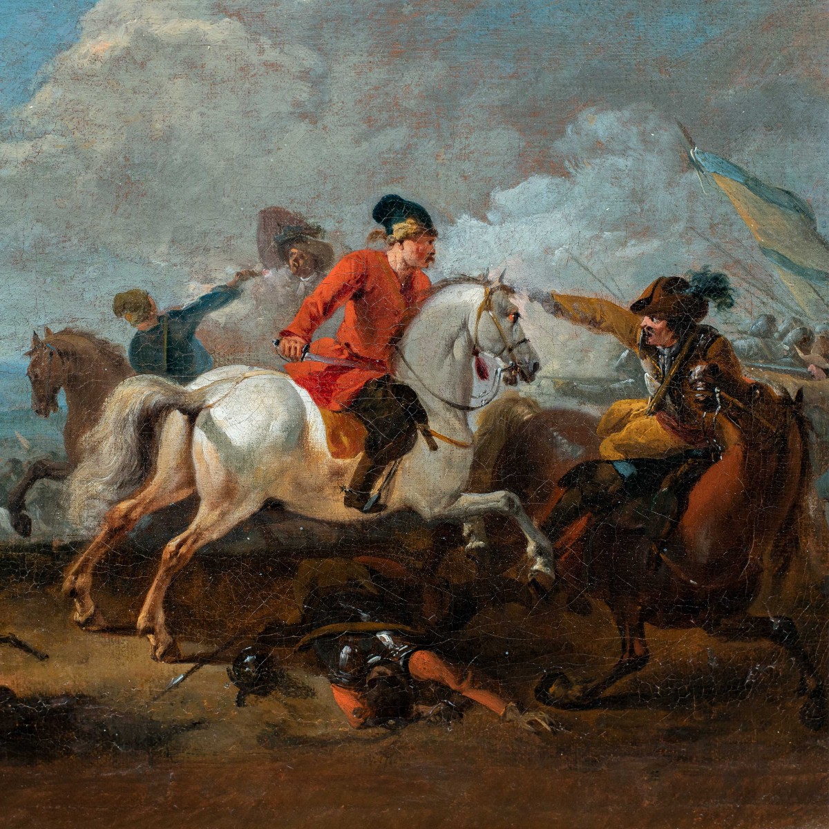 Francesco Casanova (Londra 1727 – Mödling 1803) - Battaglia cavalleresca.-photo-2