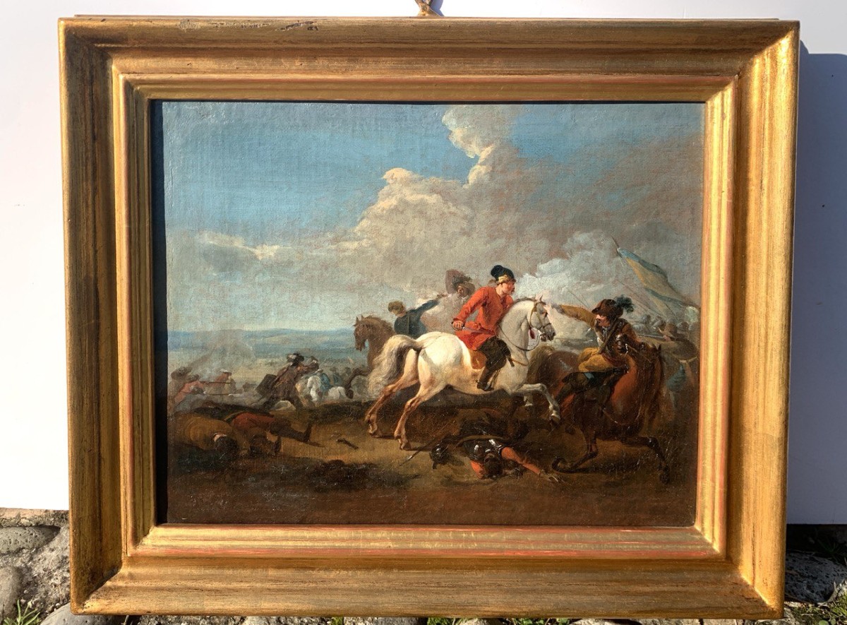 Francesco Casanova (Londra 1727 – Mödling 1803) - Battaglia cavalleresca.-photo-4