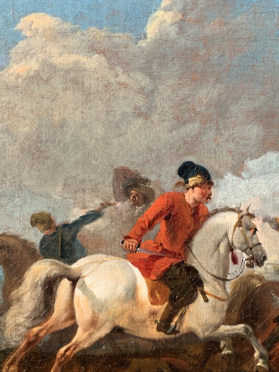 Francesco Casanova (Londra 1727 – Mödling 1803) - Battaglia cavalleresca.-photo-1