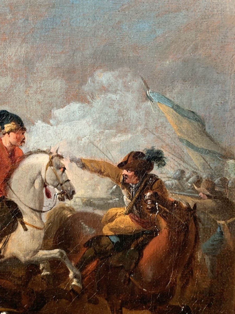 Francesco Casanova (Londra 1727 – Mödling 1803) - Battaglia cavalleresca.-photo-2