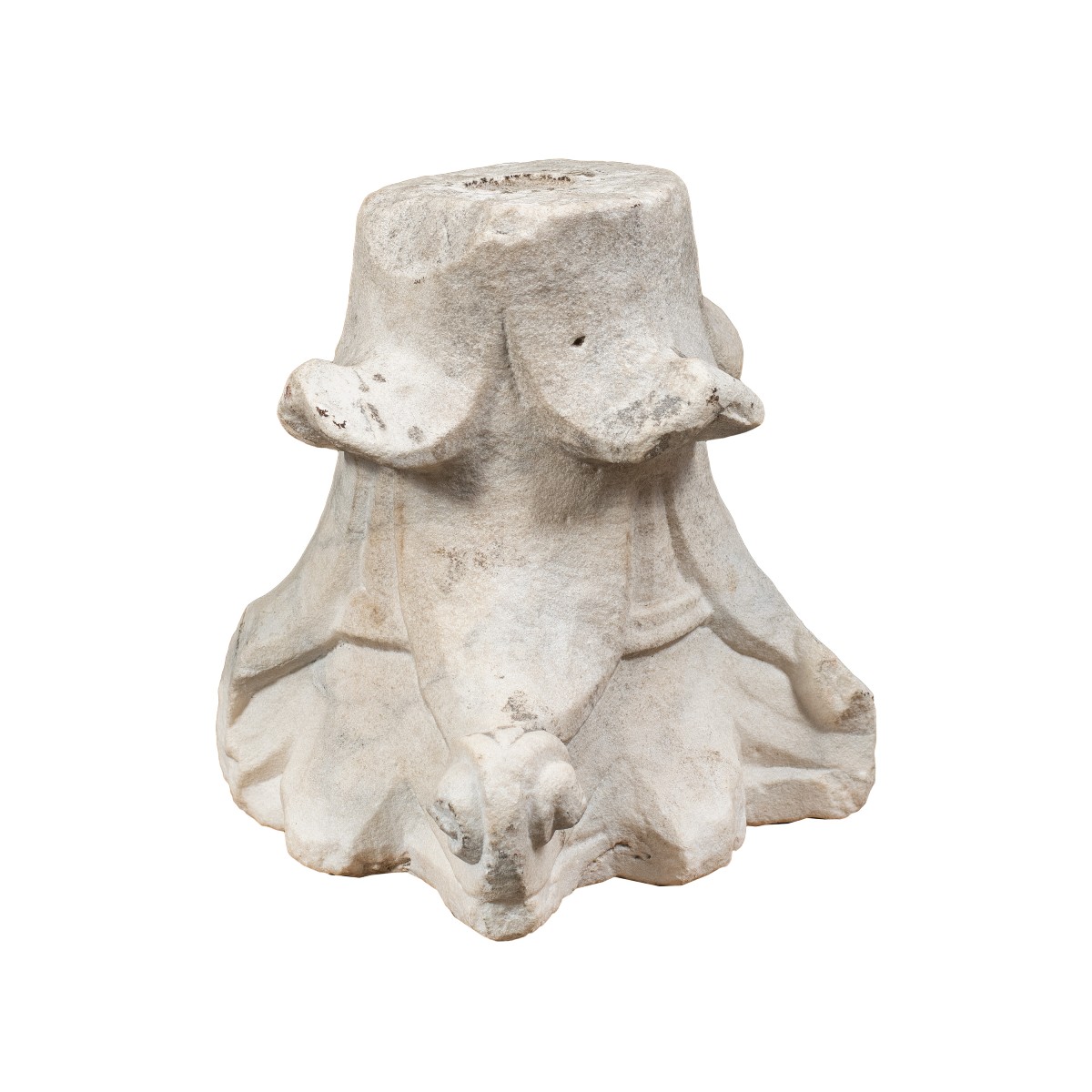 Capitello in pietra scolpita. Italia, XVI-XVII secolo.-photo-2