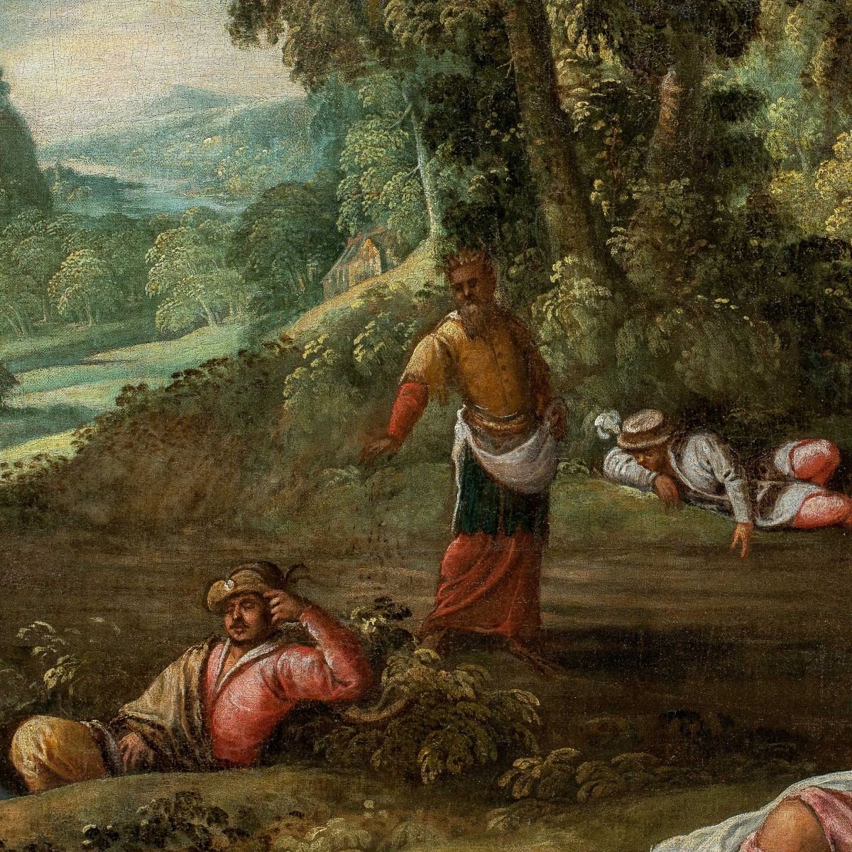 Pauwels Franck, detto Paolo Fiammingo (XVI) - Parabola del diavolo che semina zizzania.-photo-2