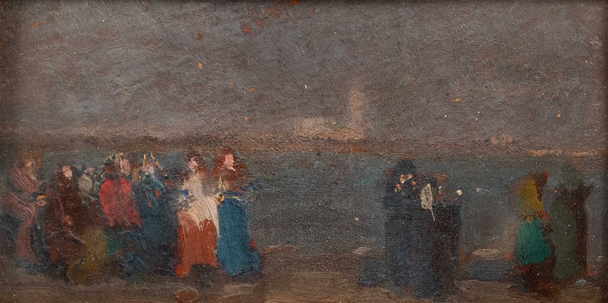 Beppe Ciardi (Venezia 1875 - Quinto di Treviso 1932) - Trittico di vedute venenezia.-photo-4