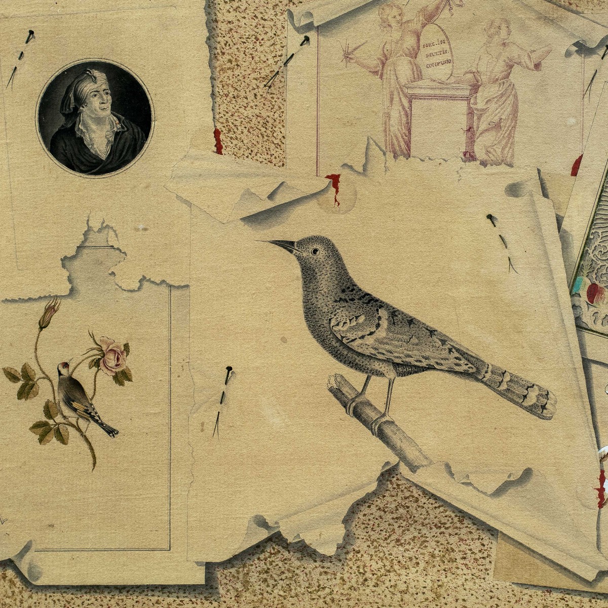 Aloys Orelli (attivo inizi XIX sec.) - Trompe l’oeil con incisioni.-photo-2