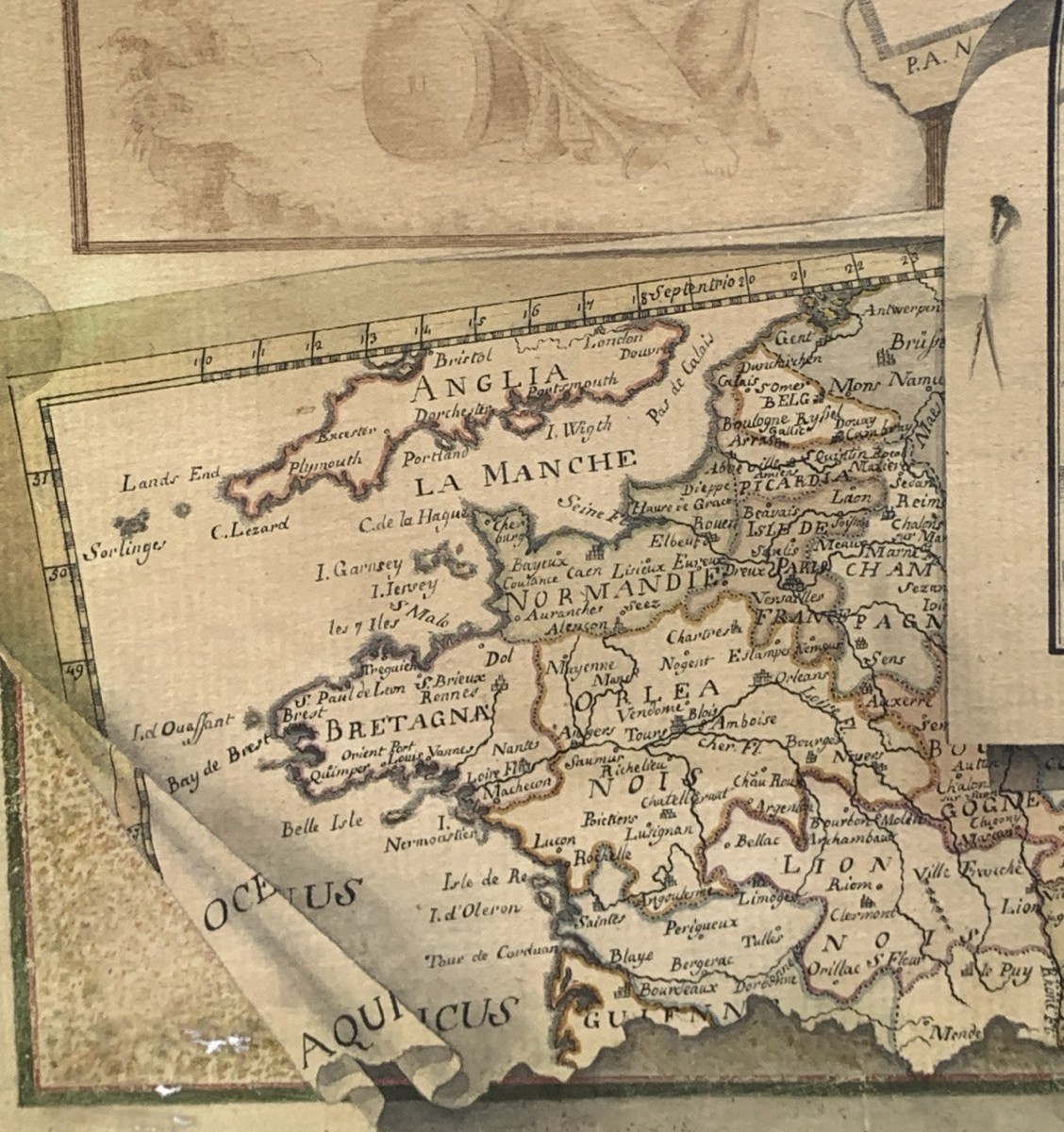 Aloys Orelli (attivo in Italia inizi XIX sec.) - Trompe l’oeil con incisioni.-photo-2