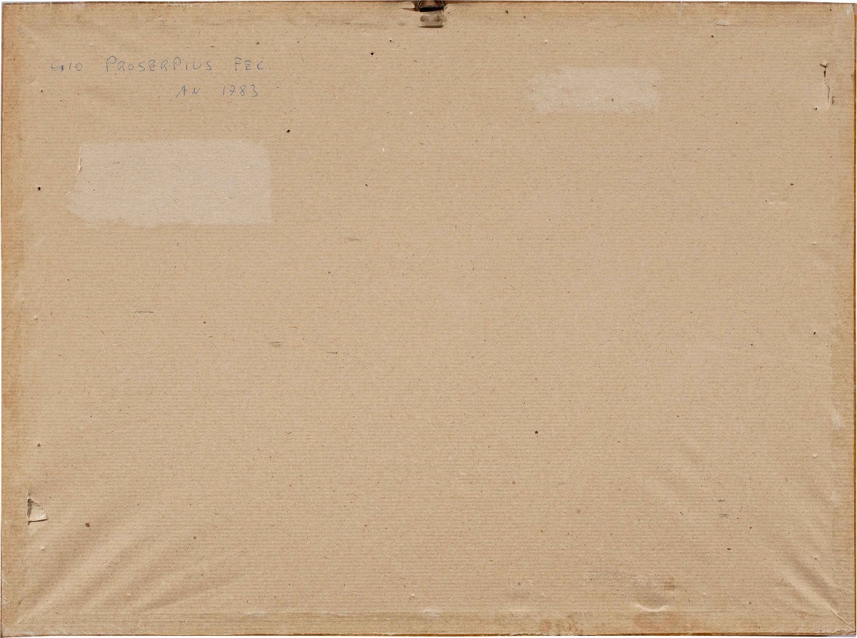 Giovanni Proserpio (attivo in Lombardia fine XVIII sec.) - Trompe l’oeil con incisioni antiche.-photo-3