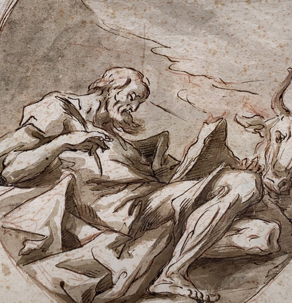 Gaspare Diziani (Belluno 1689 – Venezia 1767) - Due evangelisti.-photo-2