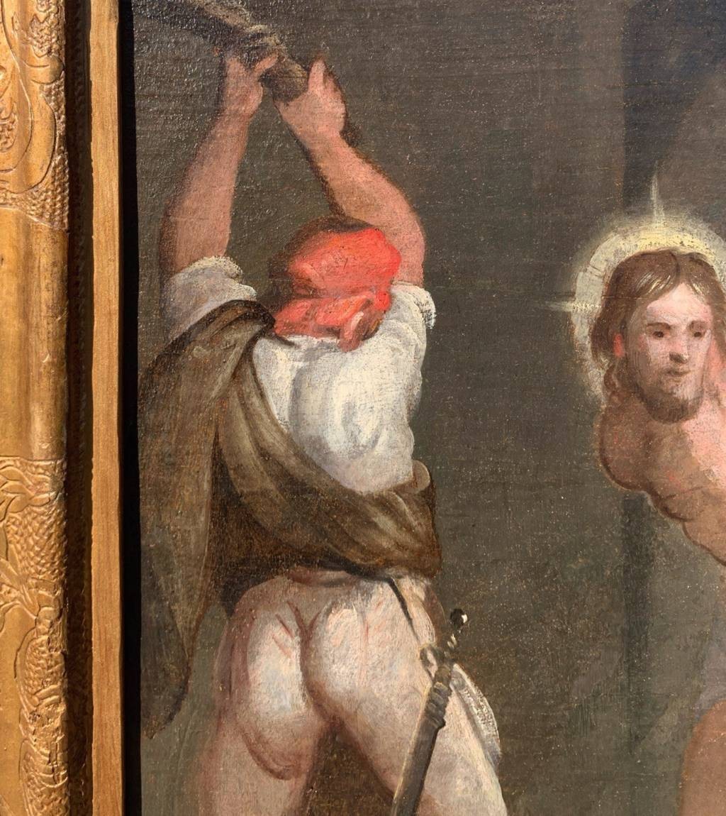 Piero di Giovanni Bonaccorsi, detto Perin del Vaga (XVI) bottega di - Flagellazione di Cristo. -photo-2