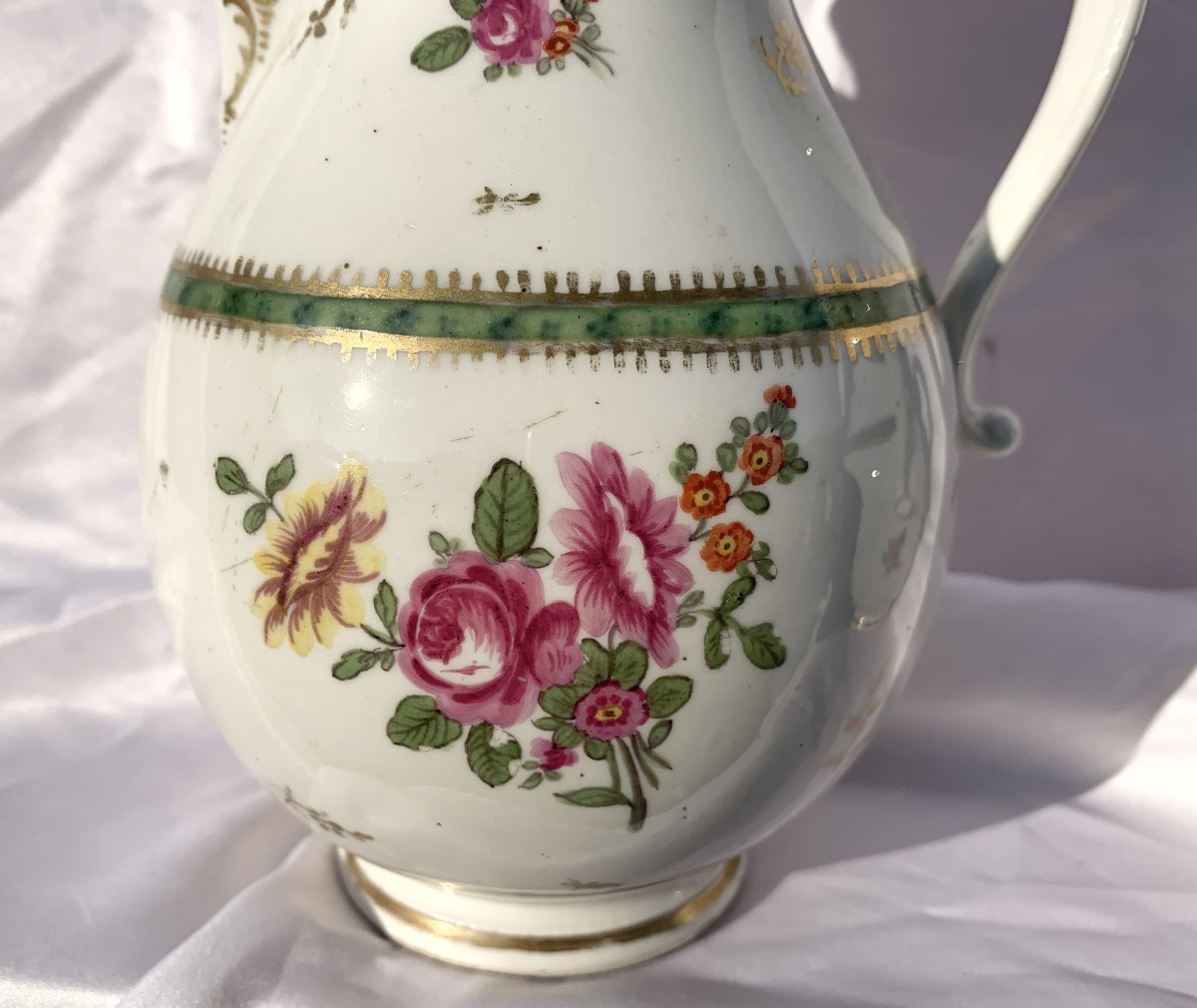 Coppia di caffettiere in porcellana. Vienna, inizi XIX secolo.-photo-4