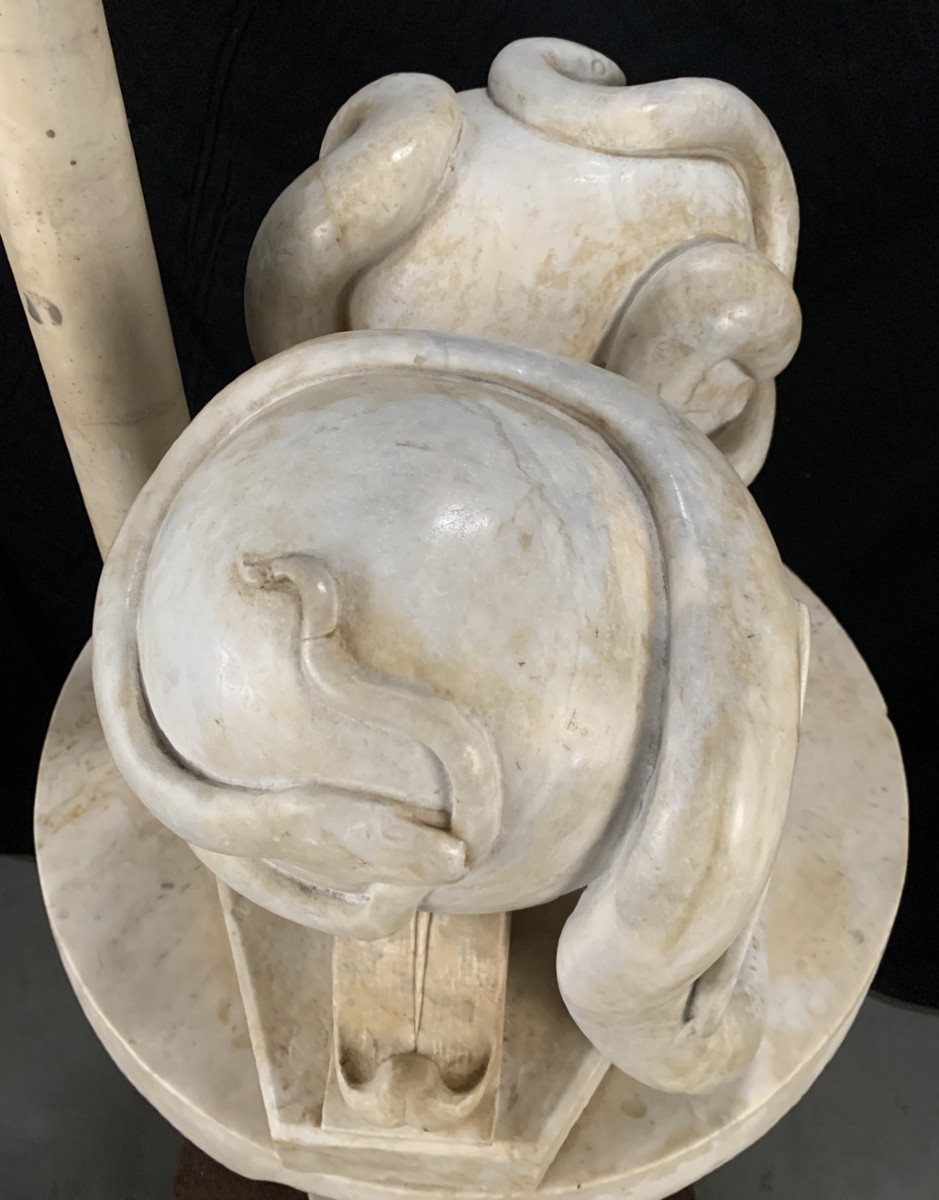 Scultore italiano (inizi XX sec.) - Altare massonico.-photo-5