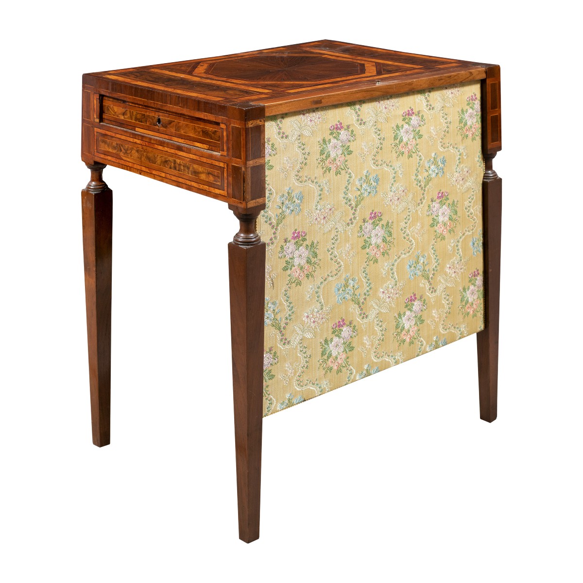 Tavolino scrittoio con separè estraibile. Emilia, fine XVIII secolo.-photo-4