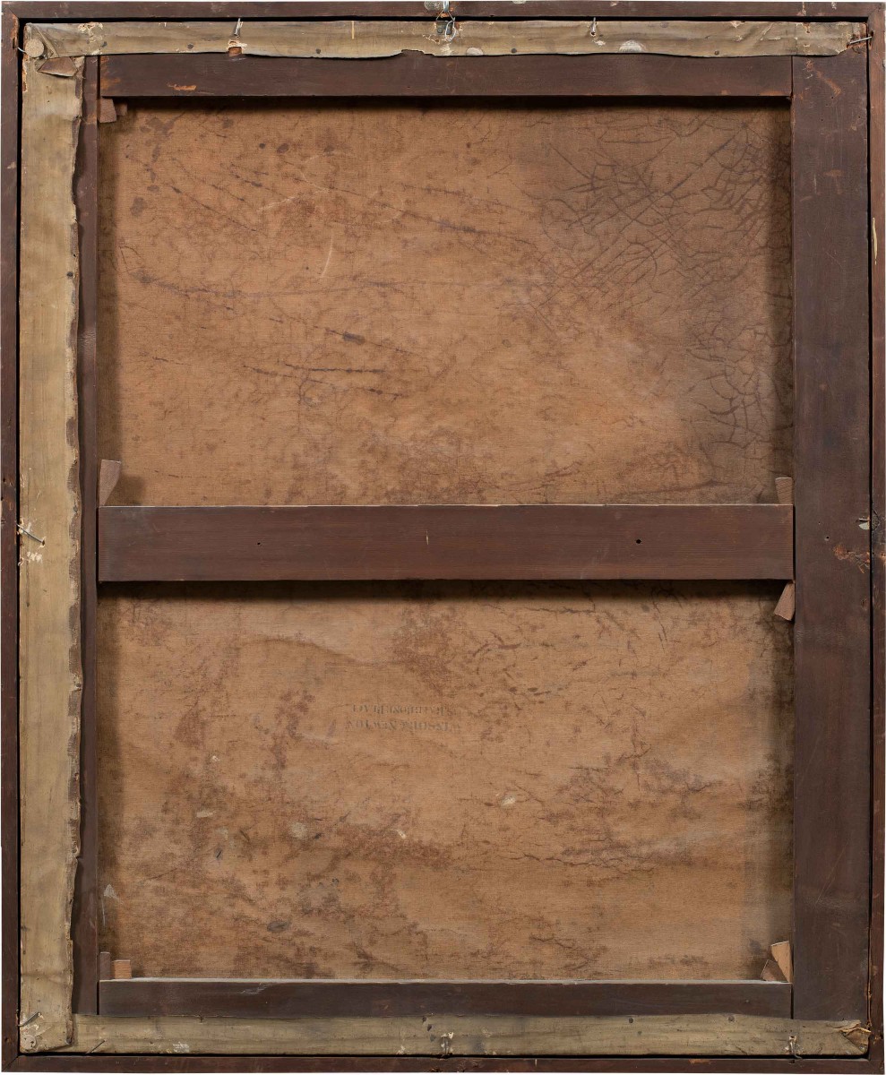 Pittore inglese (XIX sec.) - Paesaggio al fiume con pescatore che riceve lettera.-photo-3