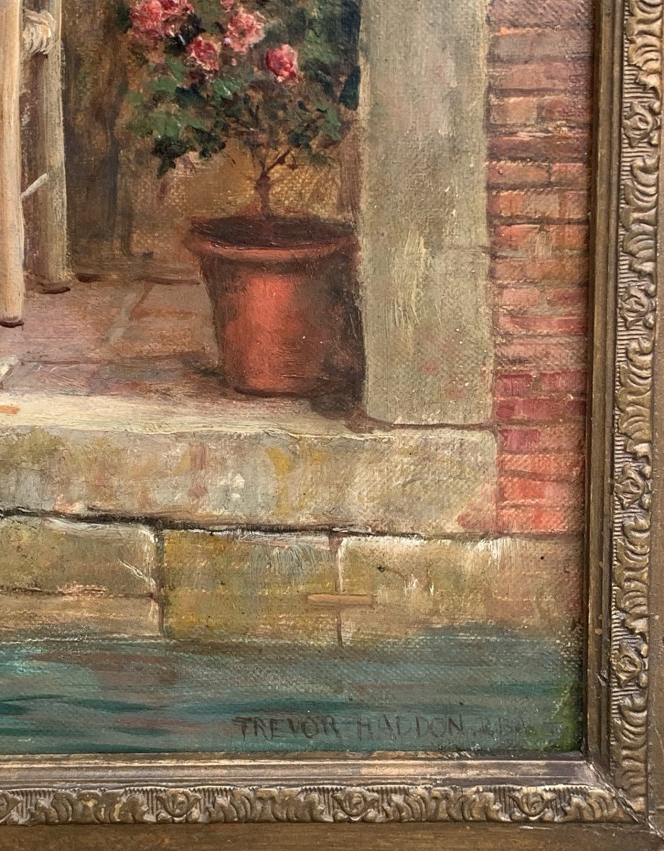 Arthur Trevor Haddon (Londra 1864 – Cambridge 1941) - Venezia, fruttivendolo in Canal Grande.-photo-3