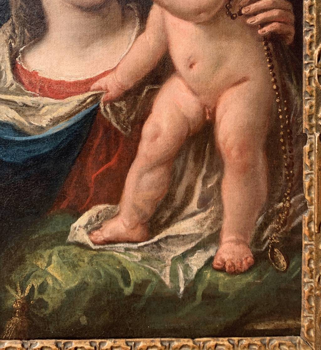 Gaspare Diziani (Belluno 1689 – Venezia 1767) - Madonna col Bambino.-photo-1