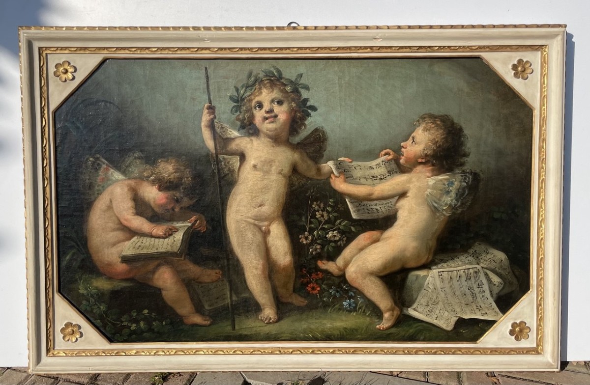 Fedele Fischetti (Napoli 1732 - Napoli 1792) - Allegoria della Musica.-photo-1