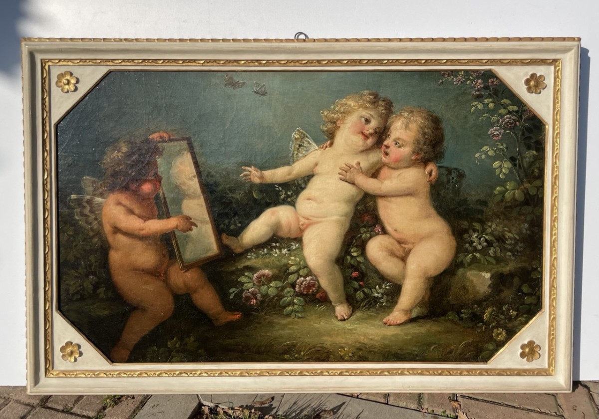 Fedele Fischetti (Napoli 1732 - Napoli 1792) - Allegoria della Vanità.-photo-1