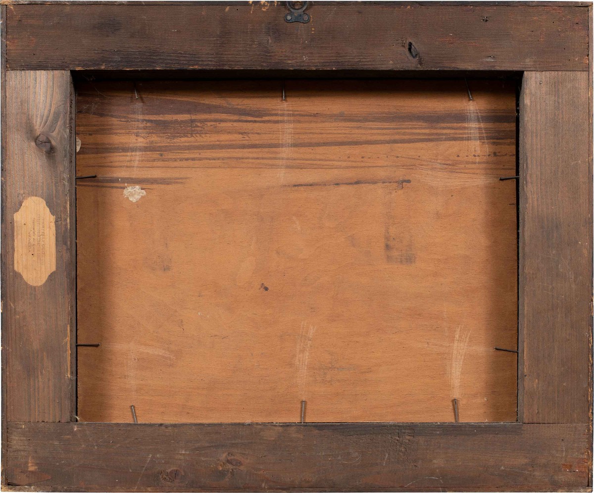 Vittorio Emanuele Bressanin (Musile di Piave 1860 – Venezia 1941) - Interno con scena galante.-photo-3