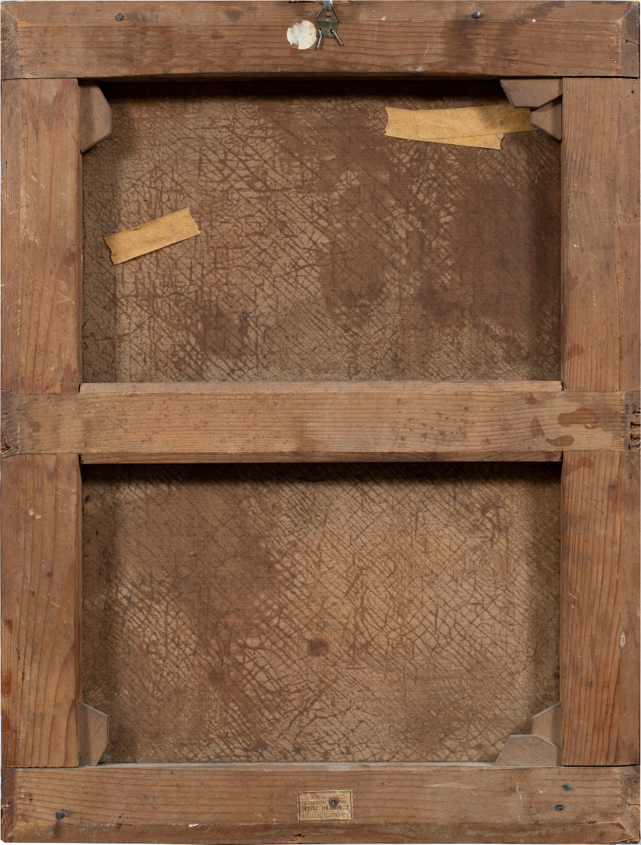 Pittore orientalista (XIX sec.) - Odalisca con pappagallo. -photo-4