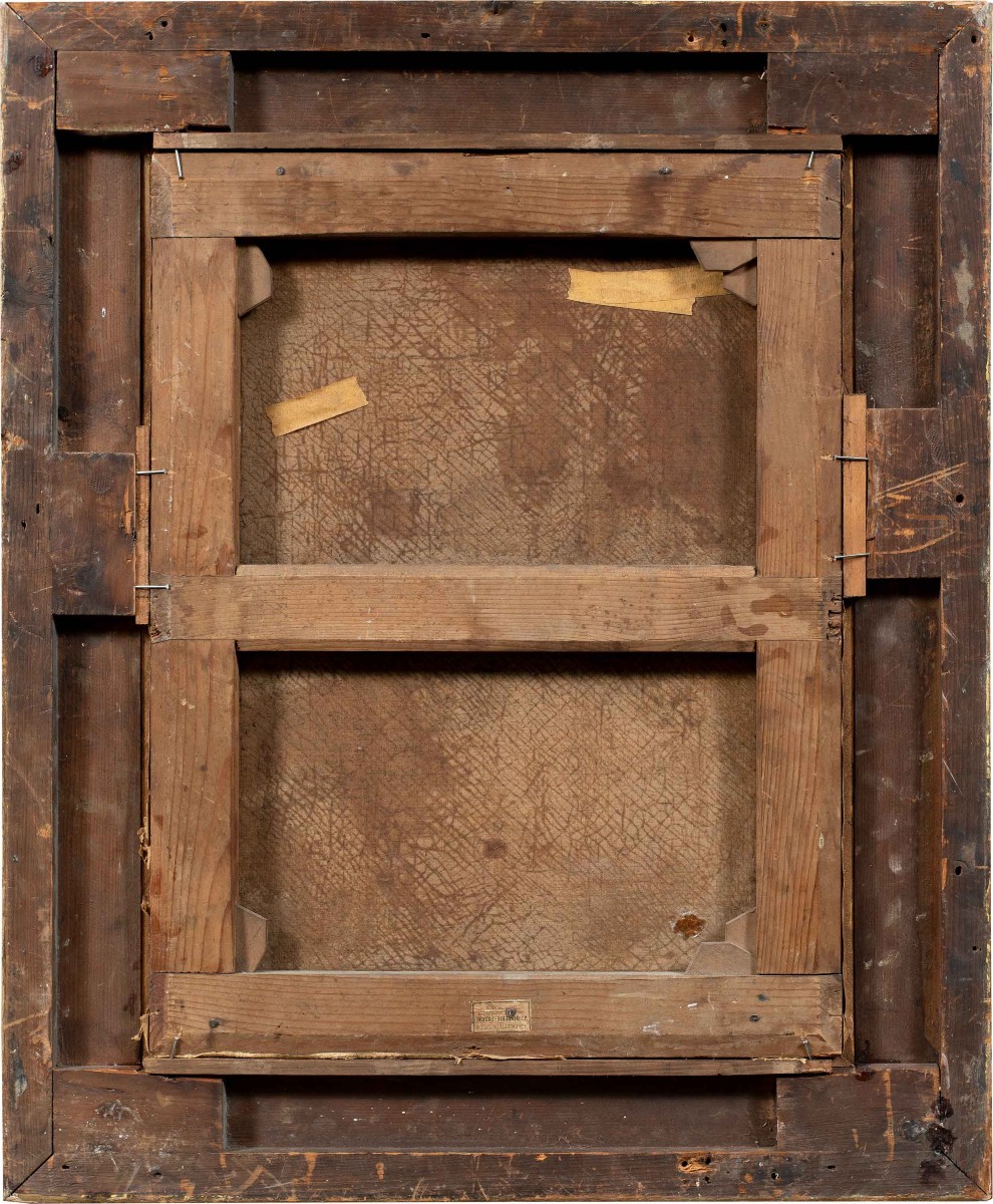 Pittore orientalista (XIX sec.) - Odalisca con pappagallo. -photo-3