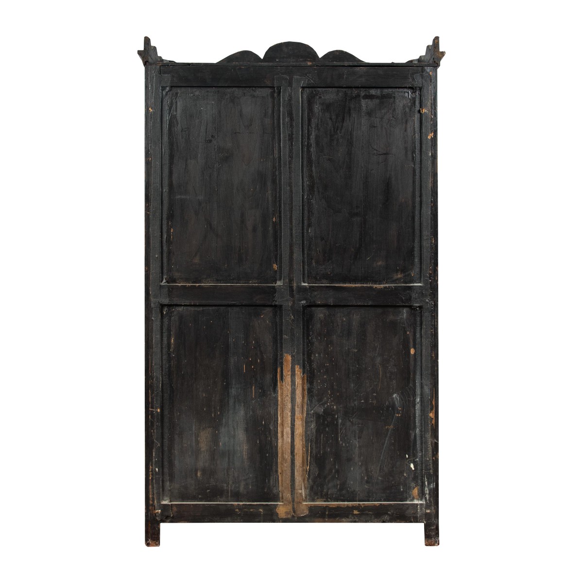 Vetrina impiallacciata in legni vari. Francia, fine XIX secolo.-photo-4