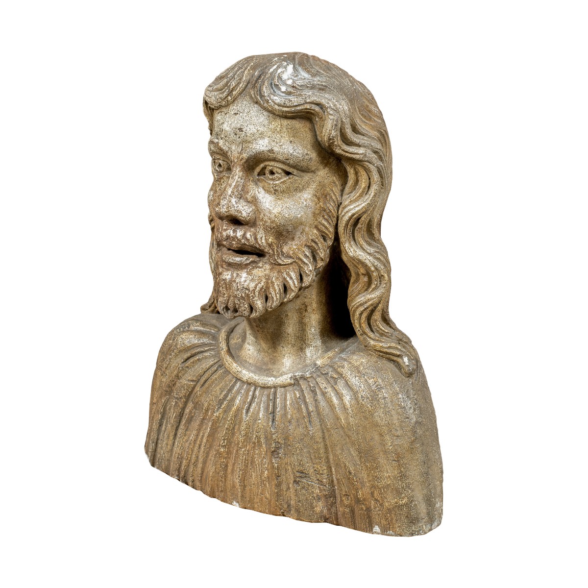 Scultore italiano (XV-XVI secolo) — Busto di Cristo.-photo-3