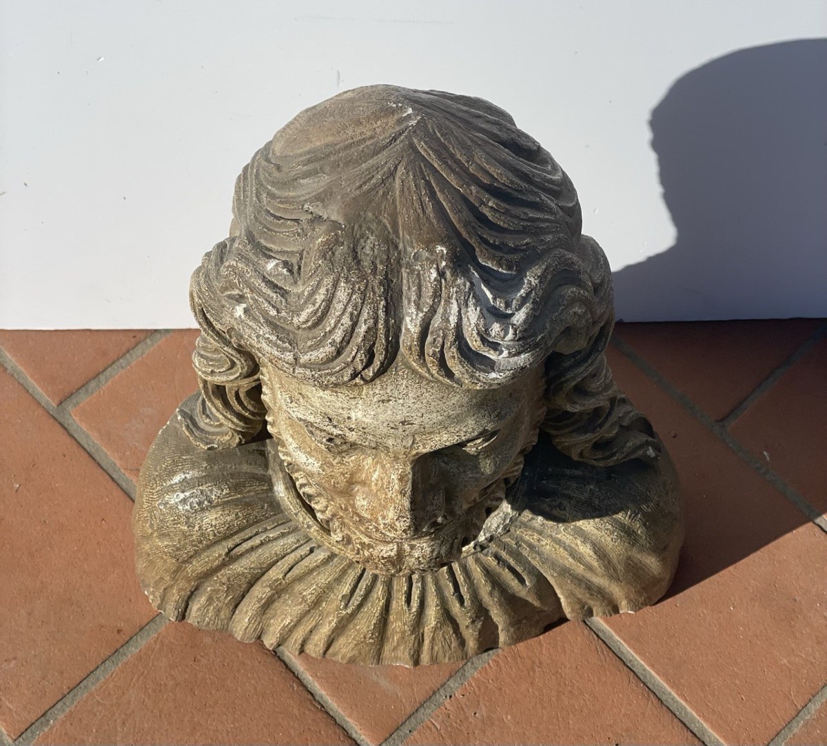 Scultore italiano (XV-XVI secolo) — Busto di Cristo.-photo-2