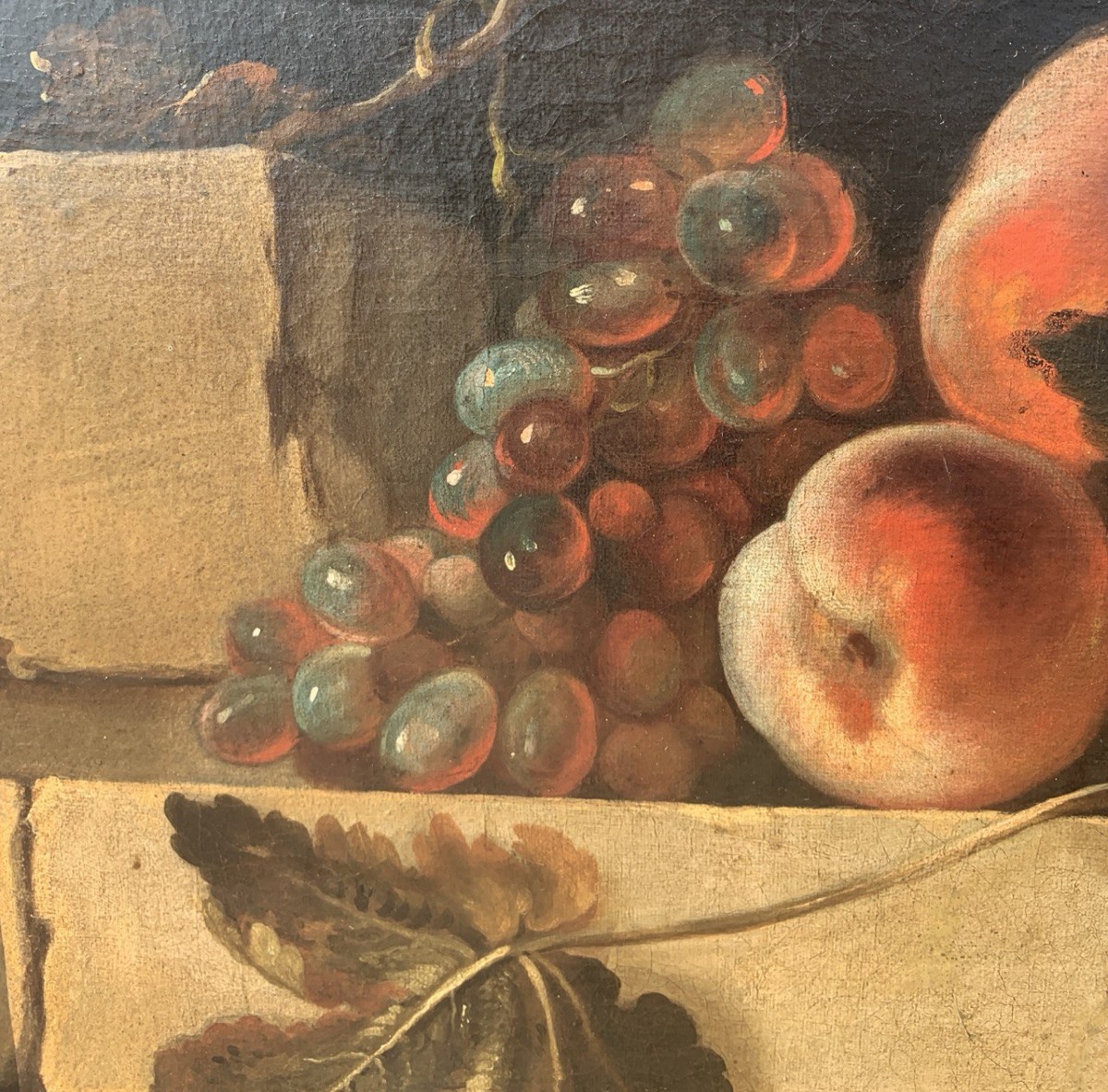 Jean-Baptiste Oudry (Parigi 1686 - Beauvais 1755) cerchia di - Architettura con natura morta.-photo-1