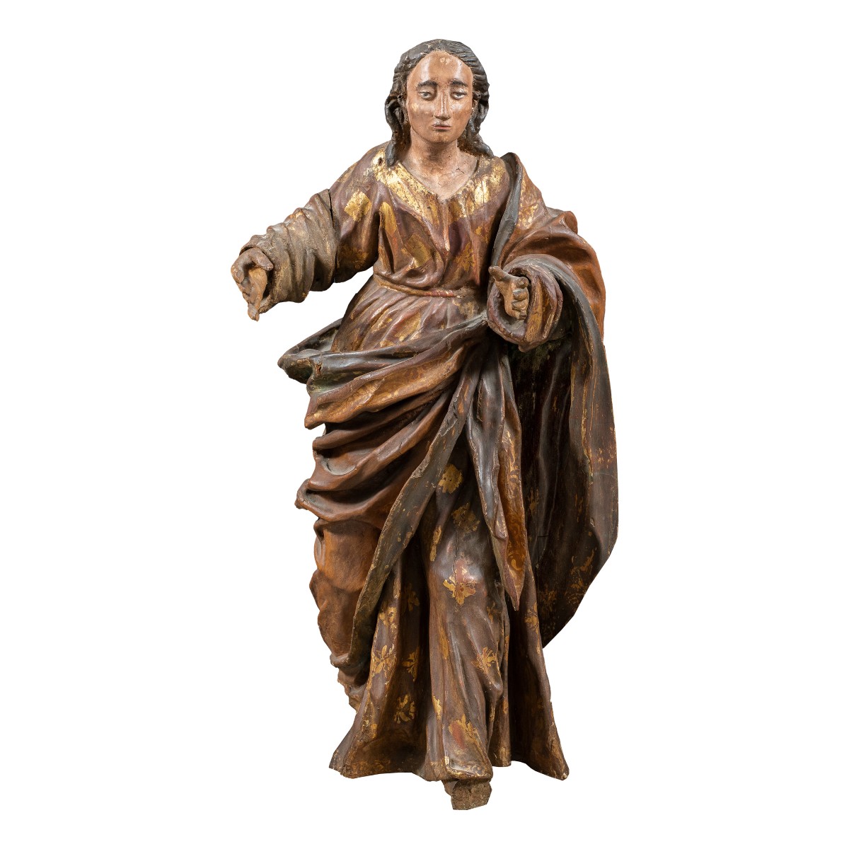 Scultore italiano (XVII-XVIII secolo) - Figura di santa.