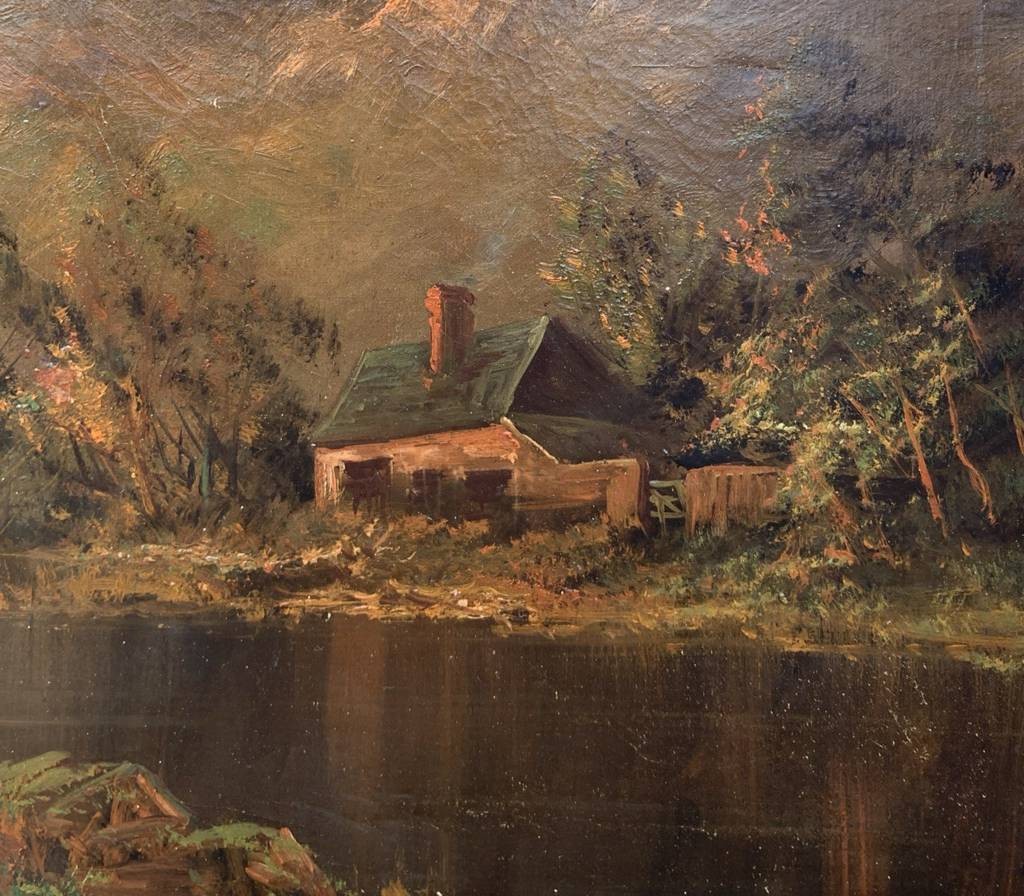 John MacWhirter RA (Slateford, Edimburgo 1839 - Londra 1911)  —  Veduta di Loch Lomond.-photo-1