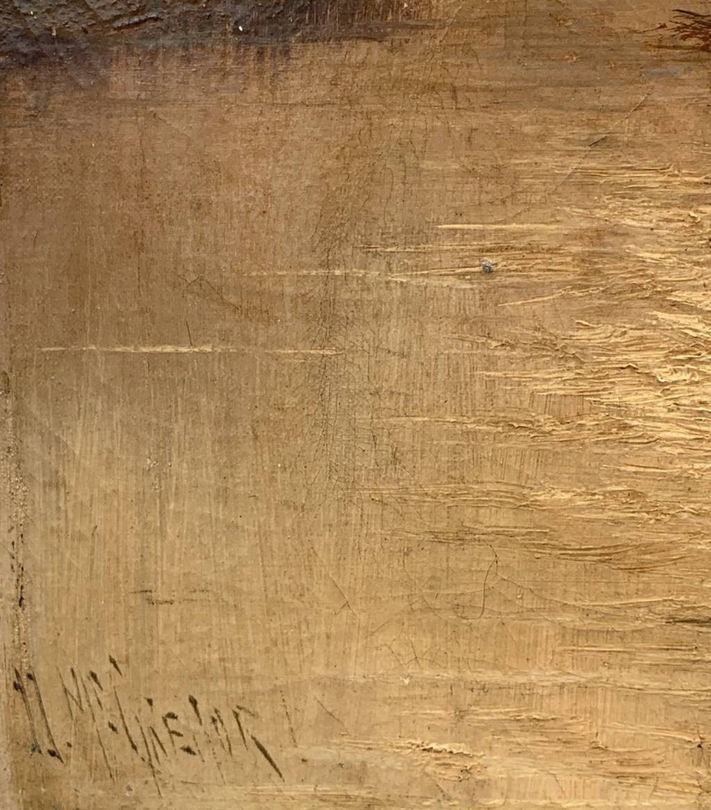 John MacWhirter RA (Slateford, Edimburgo 1839 - Londra 1911)  —  Veduta di Loch Lomond.-photo-2