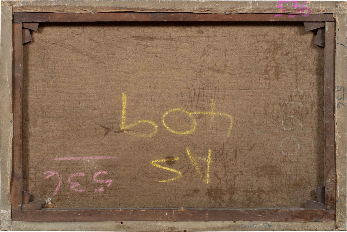 William Vivian Tippett (British, 1833 - 1910) — Paesaggio con bovini al guado.-photo-3